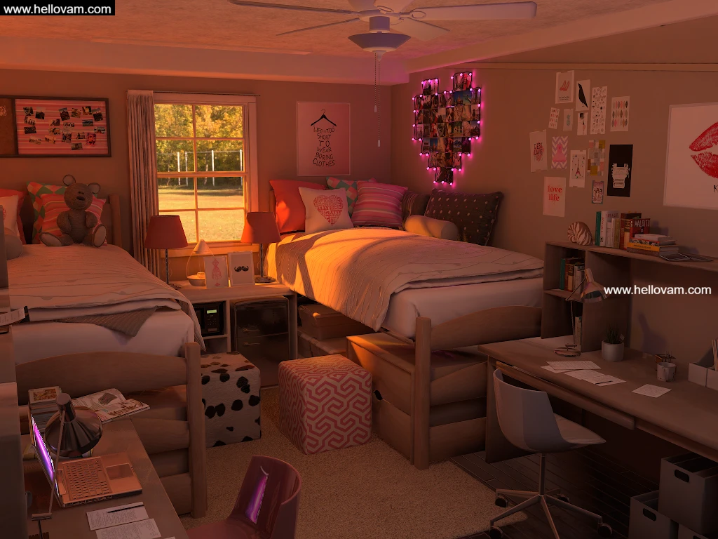 图片[2]-大学女生宿舍college girl dorm_ilts-Hellovam资源网