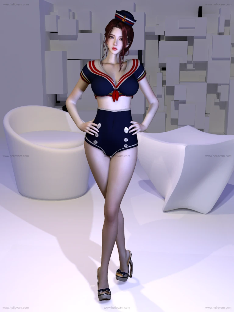 图片[2]-dlskd9.ahoy_sailor_costume.1-Hellovam资源网
