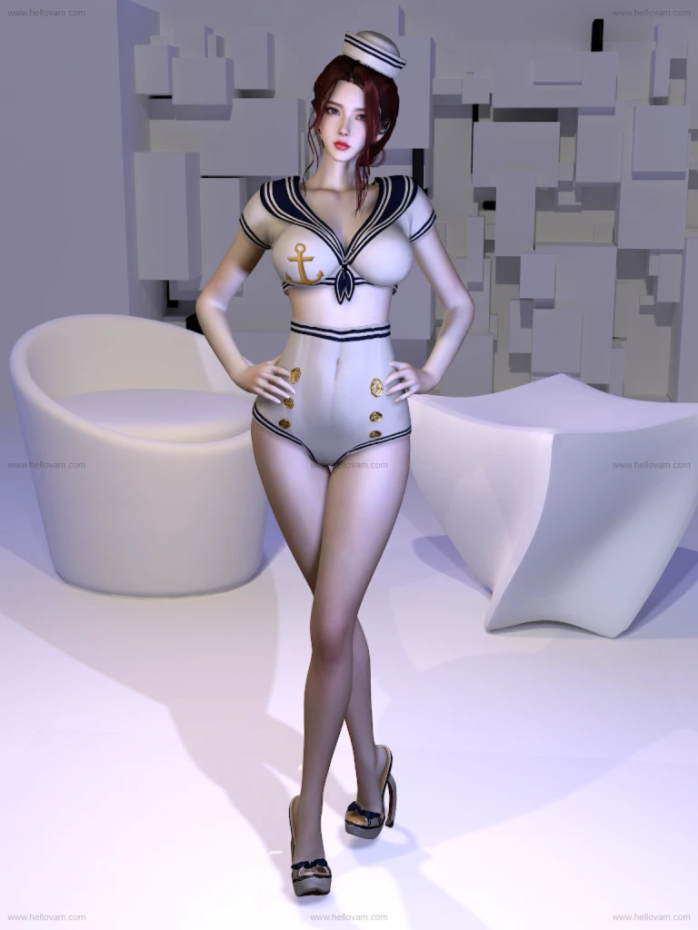 图片[3]-dlskd9.ahoy_sailor_costume.1-Hellovam资源网