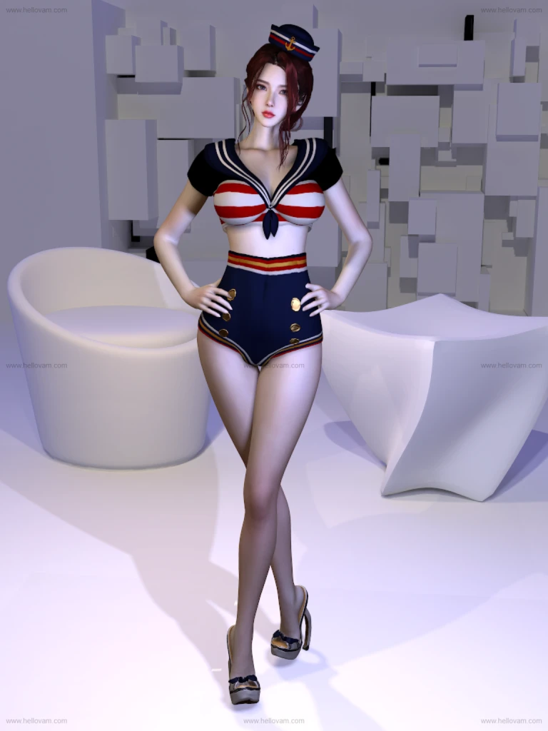 图片[4]-dlskd9.ahoy_sailor_costume.1-Hellovam资源网