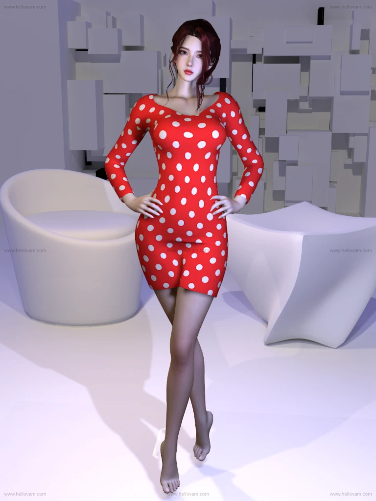 图片[7]-dlskd9.amyaimei_round_neck_dress.1-Hellovam资源网