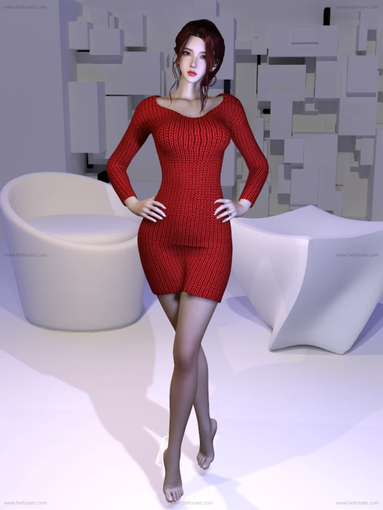 图片[8]-dlskd9.amyaimei_round_neck_dress.1-Hellovam资源网