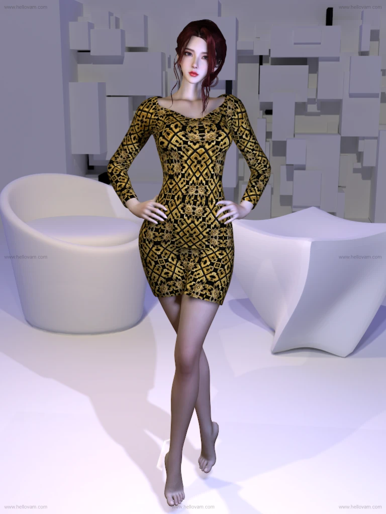 图片[9]-dlskd9.amyaimei_round_neck_dress.1-Hellovam资源网
