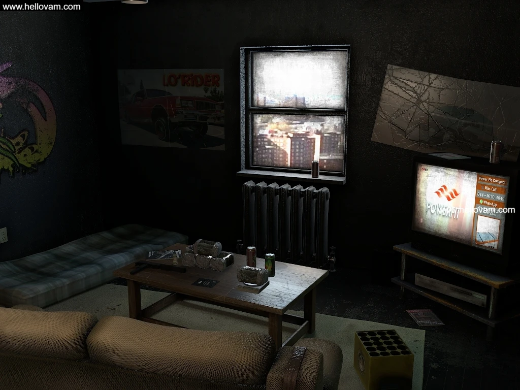 一个脏乱差的客厅drugden-Hellovam资源网