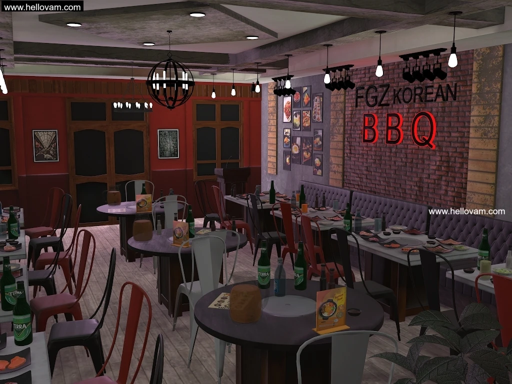 韩式烧烤k-bbq-Hellovam资源网