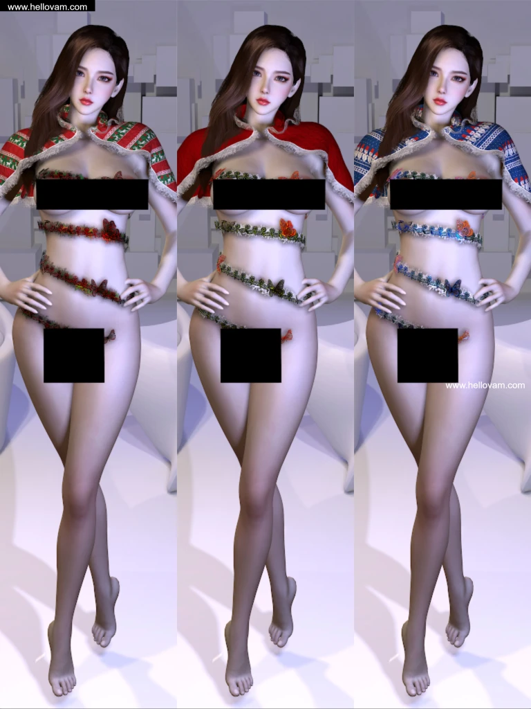 圣诞斗篷与蝴蝶starlu.Christmas_cloak_&_butterfly.1-Hellovam资源网