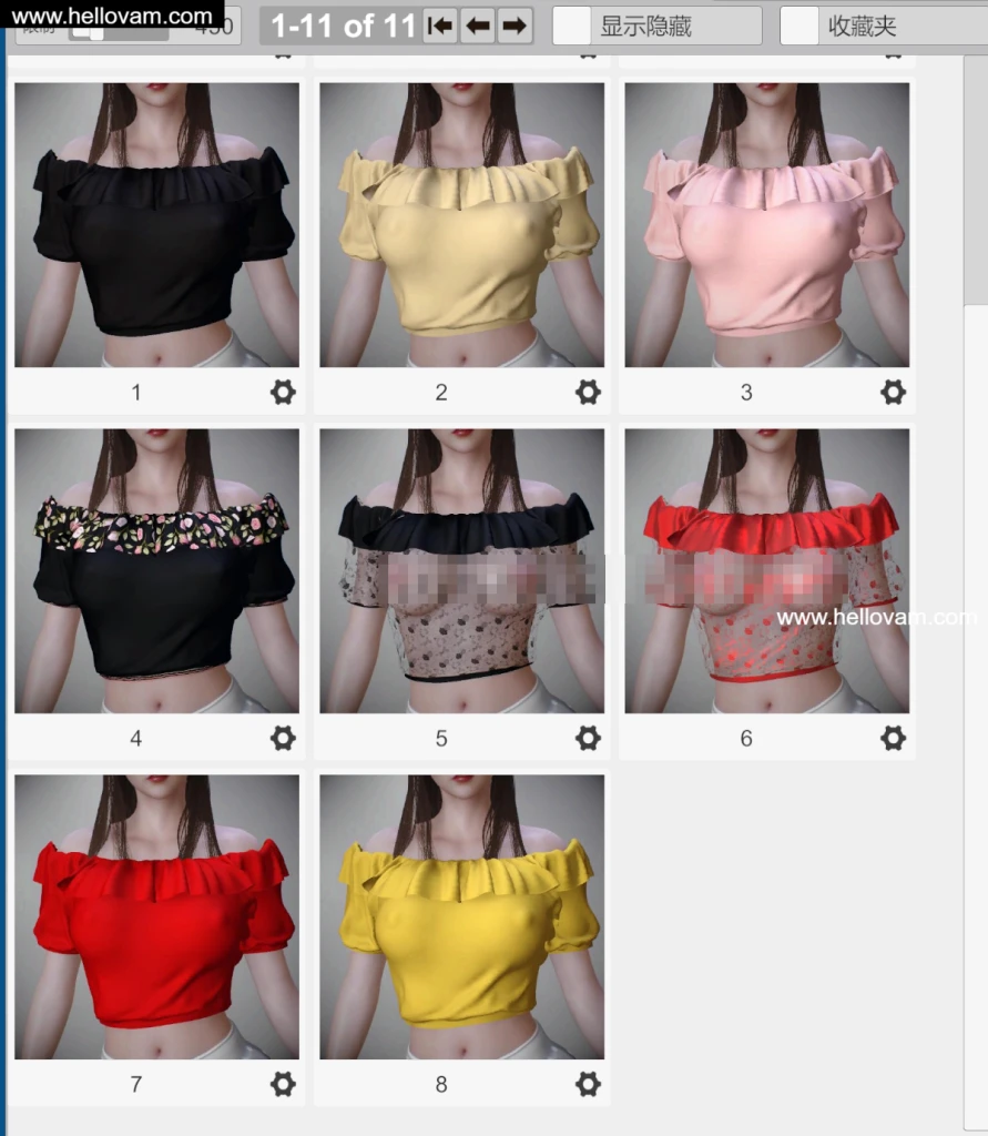 图片[7]-露肩连衣裙裙装套装starlu.Off-the-shoulder_dress_skirt_set.2-Hellovam资源网