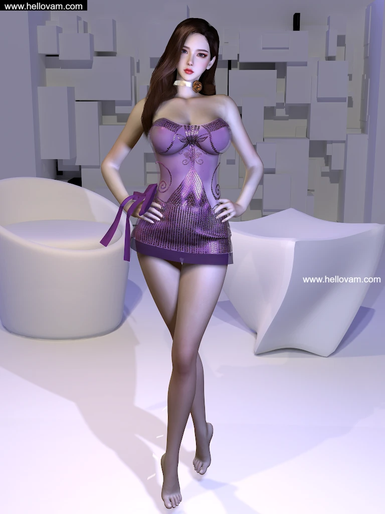 图片[4]-亮片性感连衣裙starlu.Sequin_Sexy_Dress-mf.1-Hellovam资源网