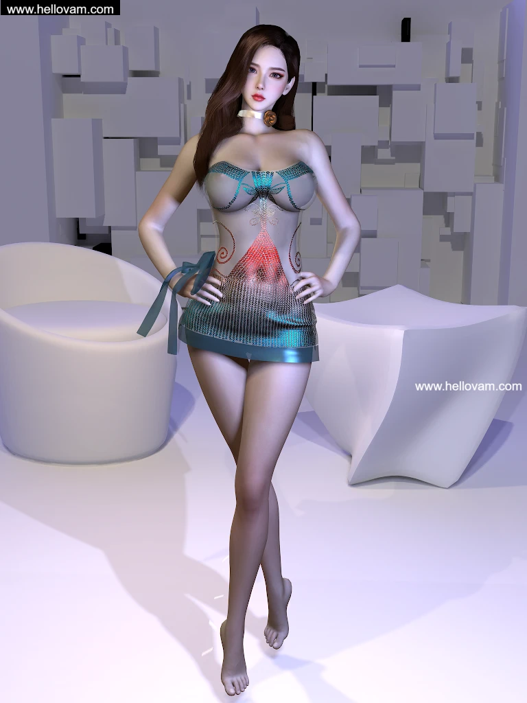 图片[3]-亮片性感连衣裙starlu.Sequin_Sexy_Dress-mf.1-Hellovam资源网