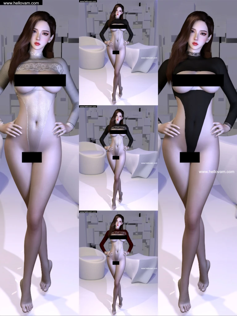 性感露胸服装starlu.Sexy_Breast_Exposing_Costumes.1-Hellovam资源网