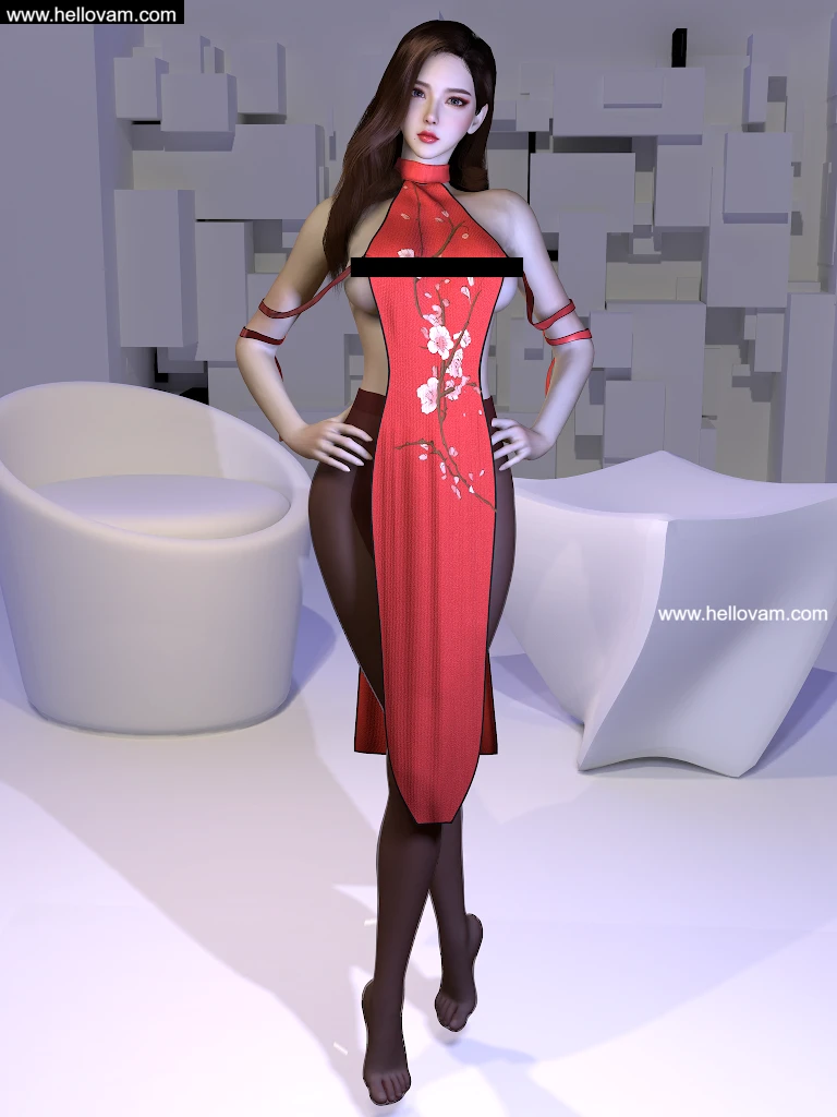 图片[6]-性感长袍starlu.Sexy_robe.1-Hellovam资源网