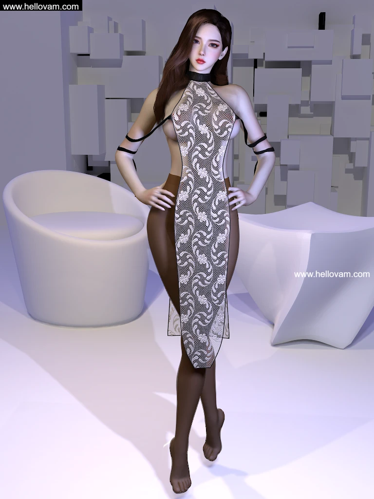 图片[2]-性感长袍starlu.Sexy_robe.1-Hellovam资源网