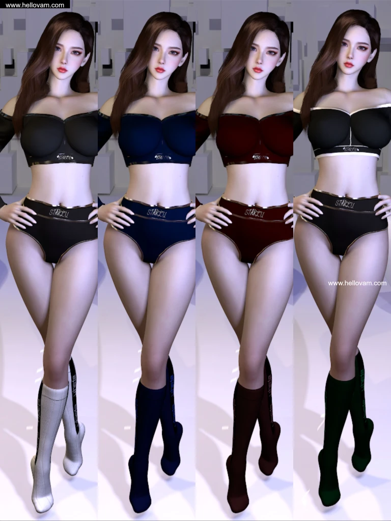 运动系列服装starlu.Sports_series_clothing_4.1-Hellovam资源网