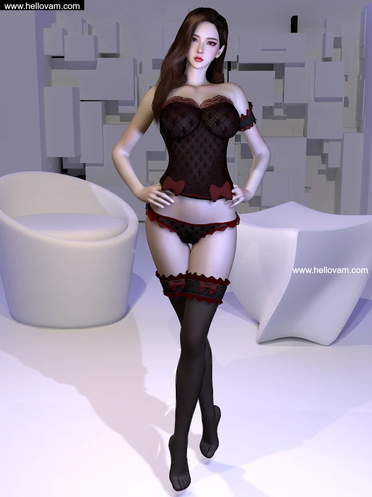 图片[2]-蕾丝套装starlu.lace_suit.2-Hellovam资源网