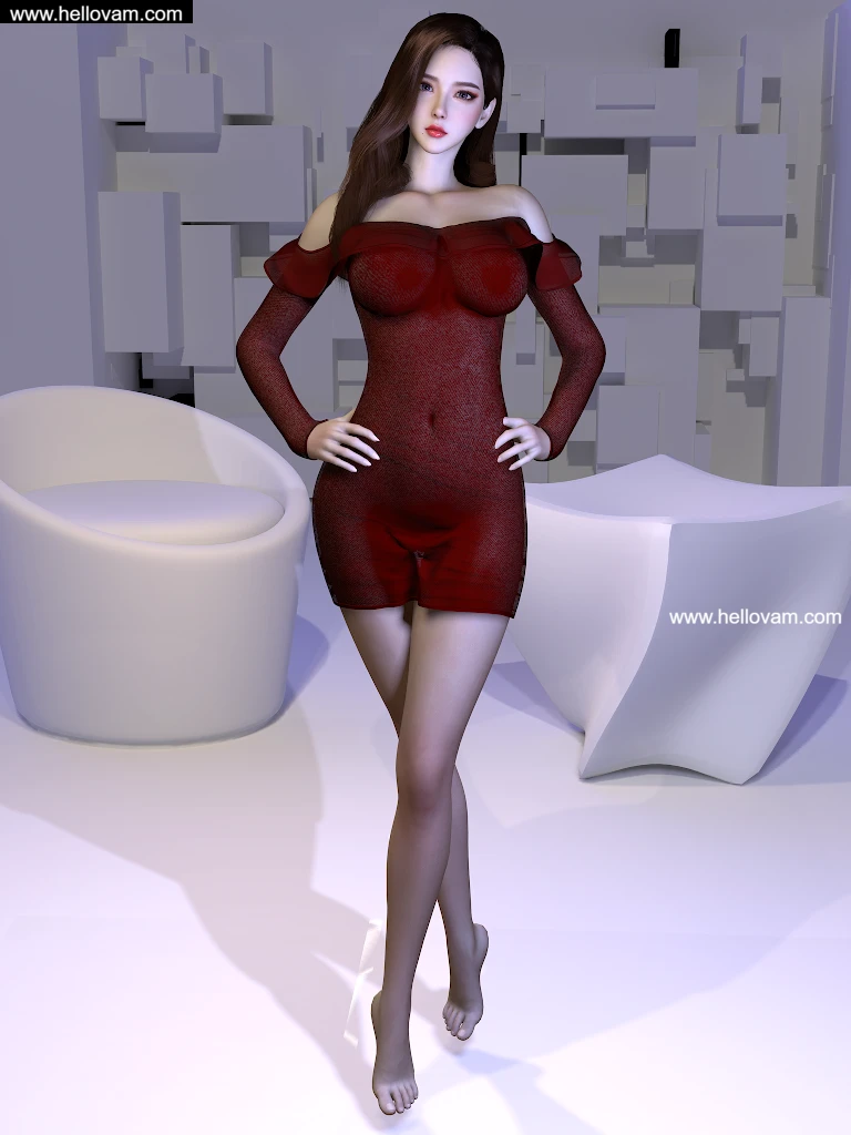 图片[2]-长袖裹身裙starlu.long_sleeve_wrap_skirt.2-Hellovam资源网