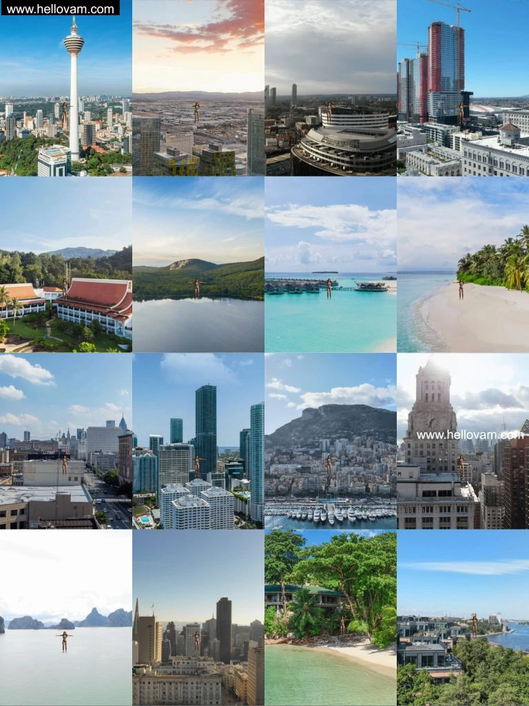 天空盒：城市+星空+太空-Hellovam资源网