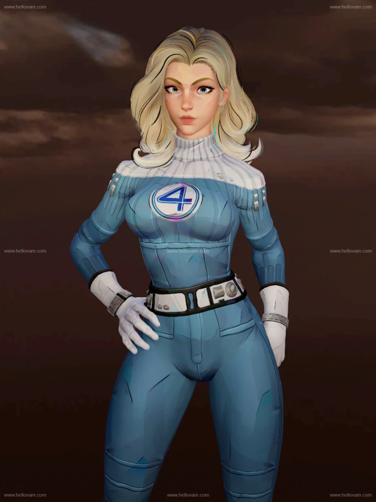 漫威争锋_隐形女-Hellovam资源网