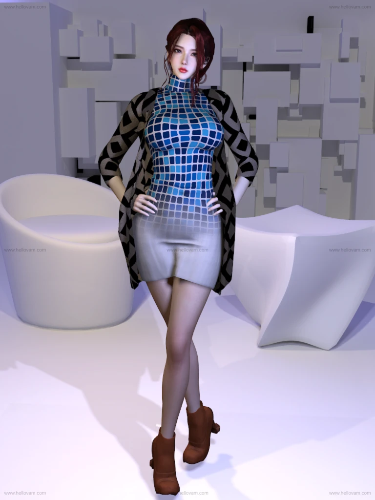 图片[4]-dlskd9.cardigan_dress.1-Hellovam资源网