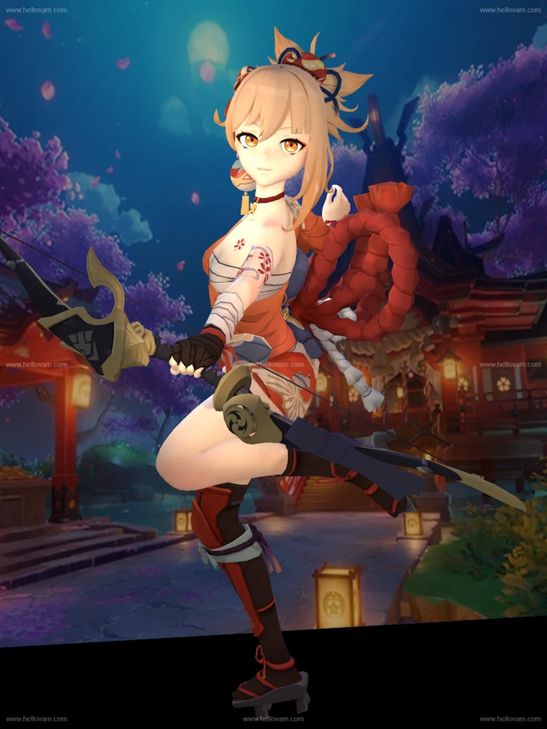 原神_宵宫-Hellovam资源网