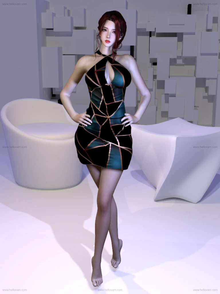 图片[8]-dlskd9.crisscross_bodycon_dress.1-Hellovam资源网