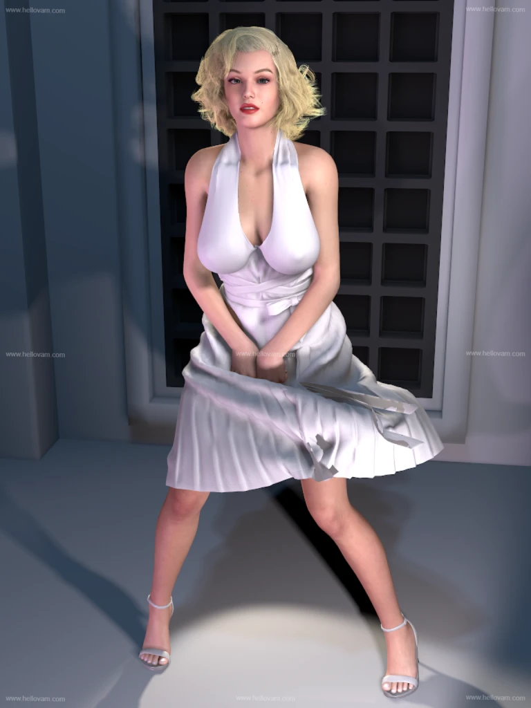 梦露BooGoo.Marilyn_v2.1-Hellovam资源网