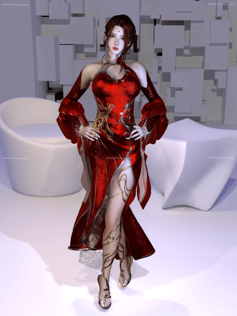 火灵儿服装Mowang_nixi.HuoLinger_N.2-Hellovam资源网