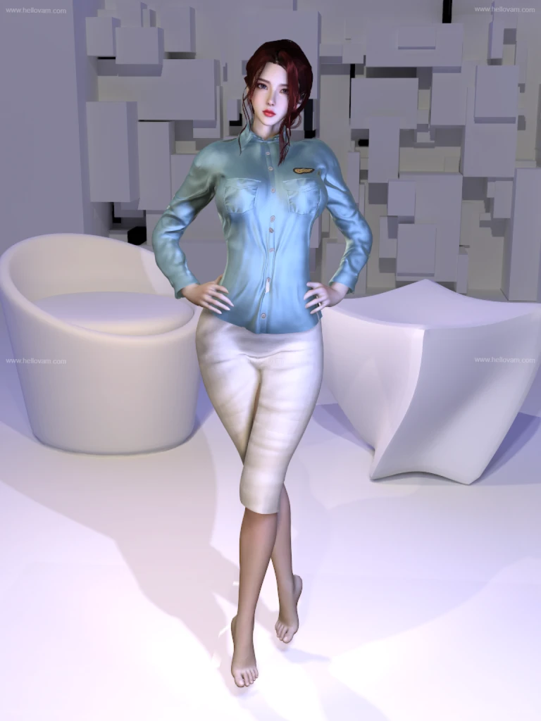韩式空姐制服Mowang_nixi.Korean_Air_uniform_01.2-Hellovam资源网