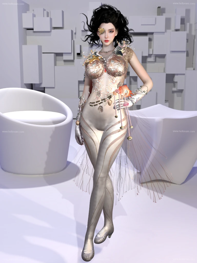 永劫无间三娘龙纱Mowang_nixi.LongSha_01.1-Hellovam资源网