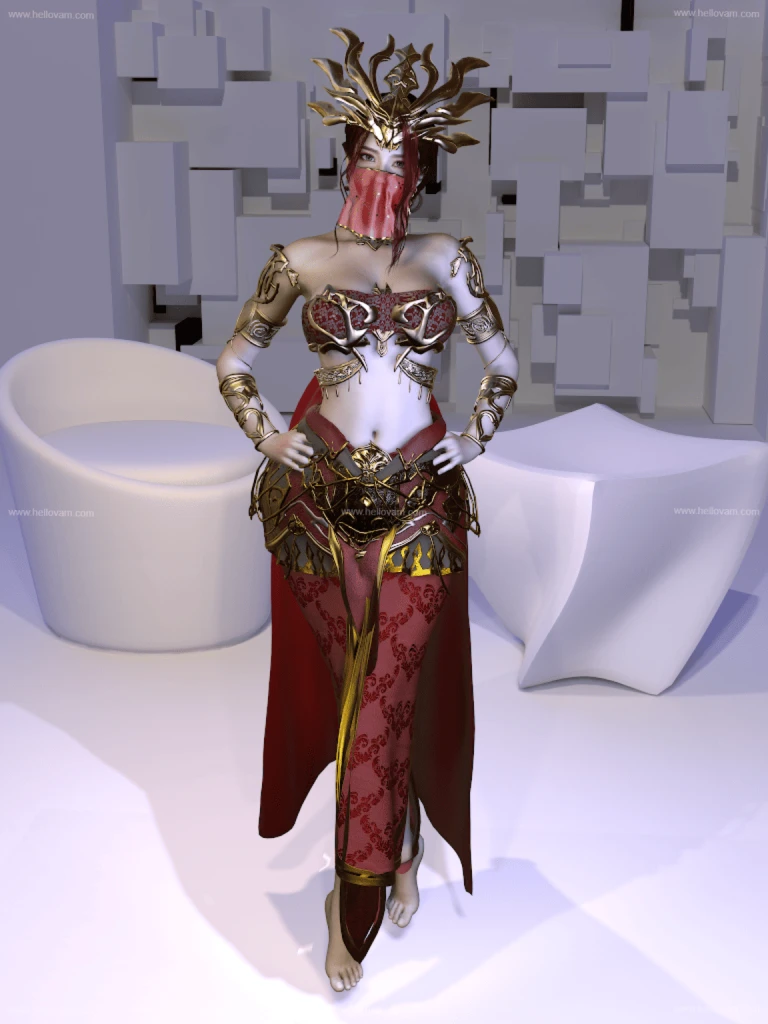 斗破苍穹美杜莎Mowang_nixi.Medusa_01.1-Hellovam资源网