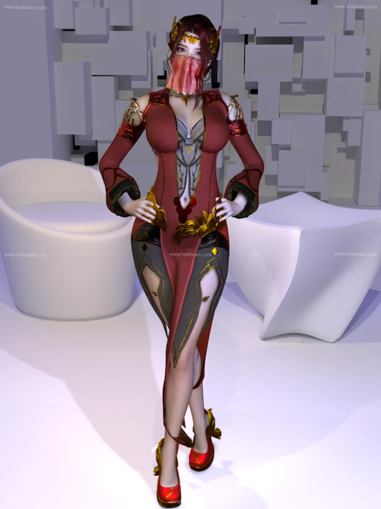 斗破苍穹美杜莎服装Mowang_nixi.Medusa_N_01.1-Hellovam资源网