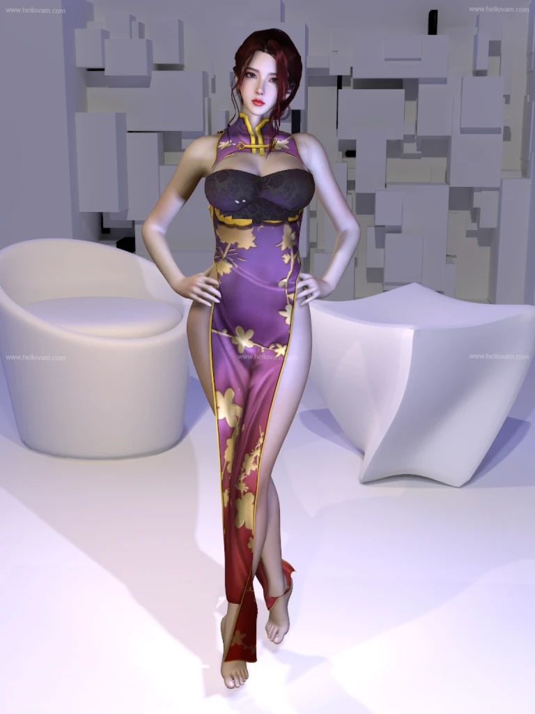 图片[2]-旗袍Mowang_nixi.Qipao_01.1-Hellovam资源网