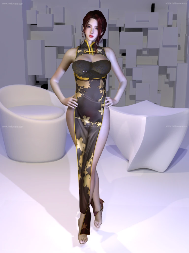 图片[3]-旗袍Mowang_nixi.Qipao_01.1-Hellovam资源网