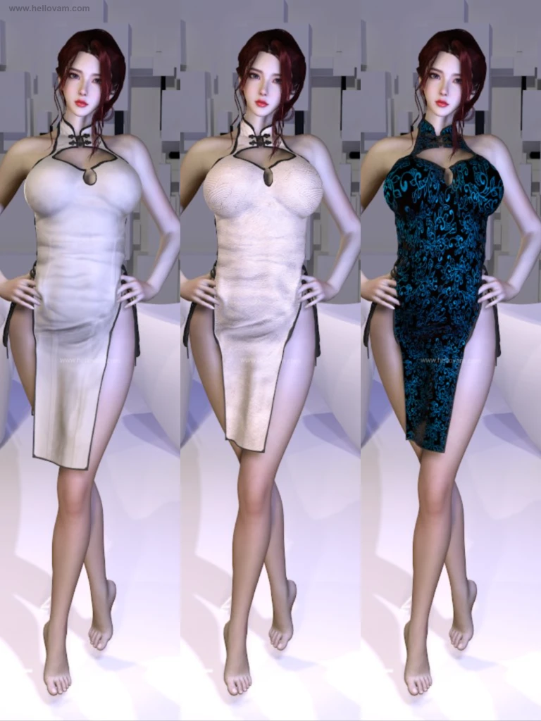 旗袍Mowang_nixi.Qipao_02.1-Hellovam资源网