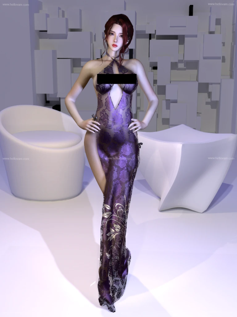 图片[4]-旗袍Mowang_nixi.Raiden__Dress_02.2-Hellovam资源网
