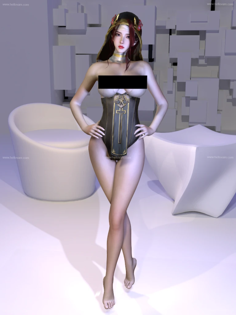 棘罪修女Mowang_nixi.ThornSin_02.1-Hellovam资源网