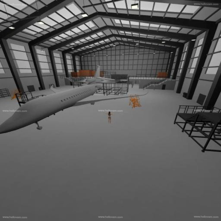 飞机库dlskd9.aircraft_hanger.1-Hellovam资源网