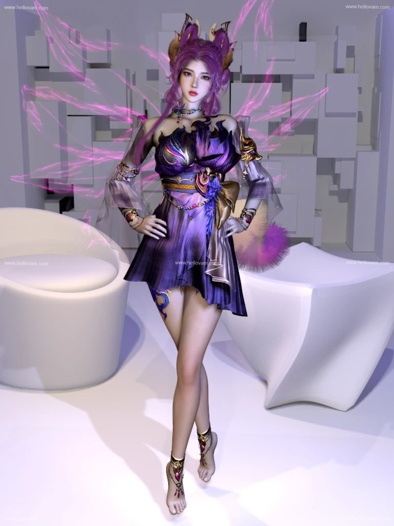永劫无间狐妖Mowang_nixi.Huyao_01.1-Hellovam资源网