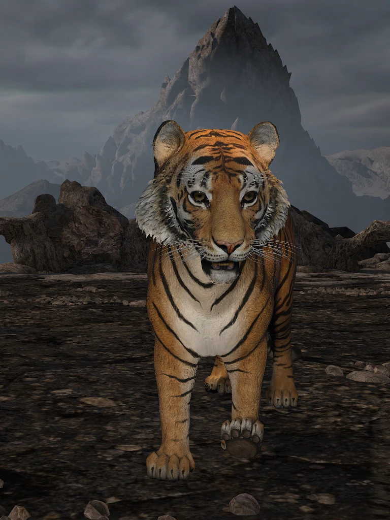 山中老虎(动态)supersamoth_animtiger and t7_precipice_of_fate-Hellovam资源网