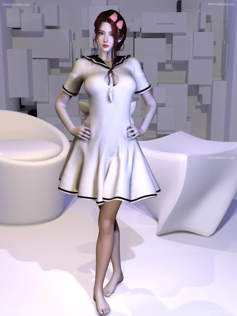 VAM-YJ.Campus_Dress_Set.1-Hellovam资源网