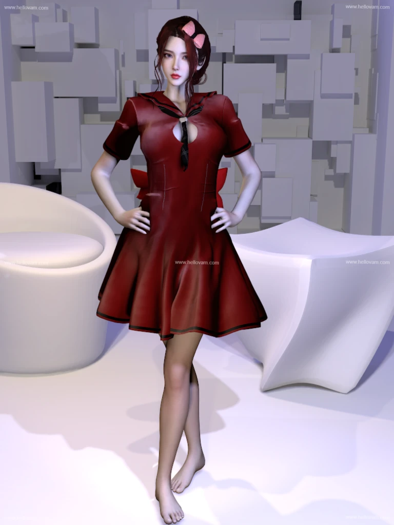 图片[3]-VAM-YJ.Campus_Dress_Set.1-Hellovam资源网