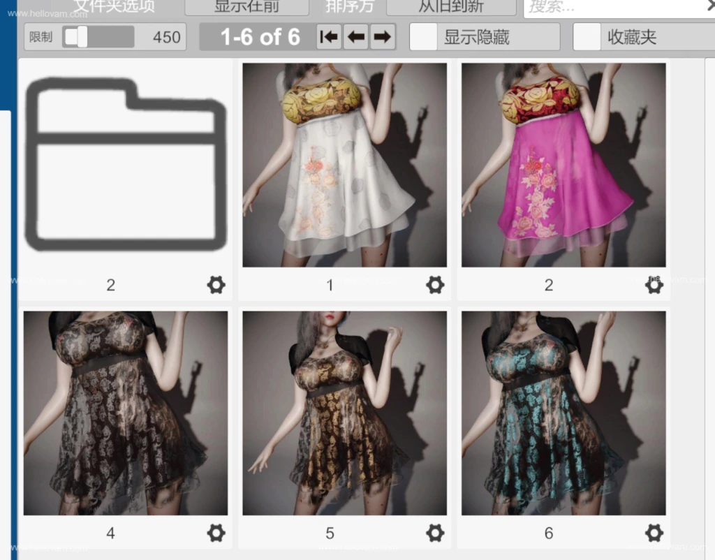 图片[7]-VAM-YJ.Female_Korean_Dress_Short.1-Hellovam资源网