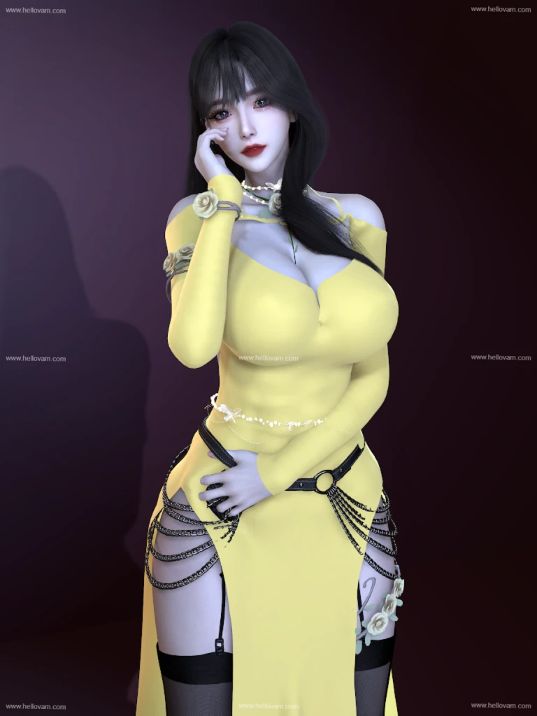 vamxw.黄玫瑰.1-Hellovam资源网