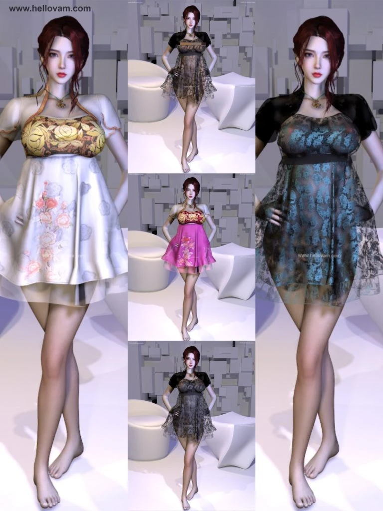 VAM-YJ.Female_Korean_Dress_Short.1-Hellovam资源网